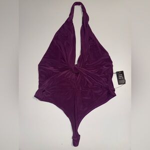 NWT express halter bodysuit size large